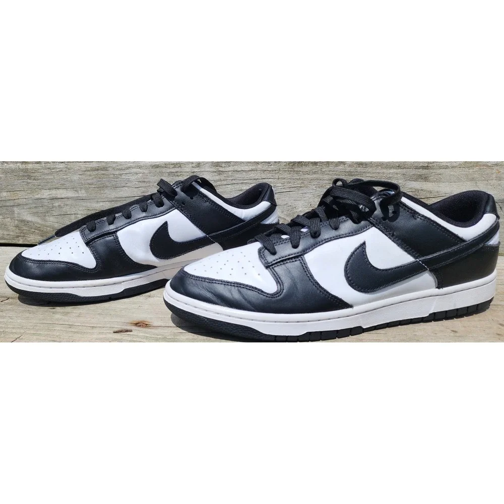 Nike Dunk Low Panda Mens Shoes Black White DD1391-100 Size 13 Classic